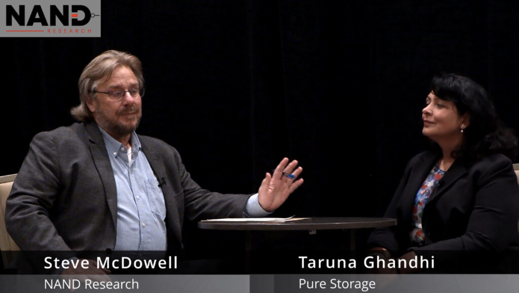 Video Still of Steve McDowell and Taruna Ghandi