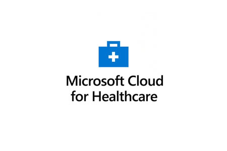 Logo for Microsoft cloud for healthcare.