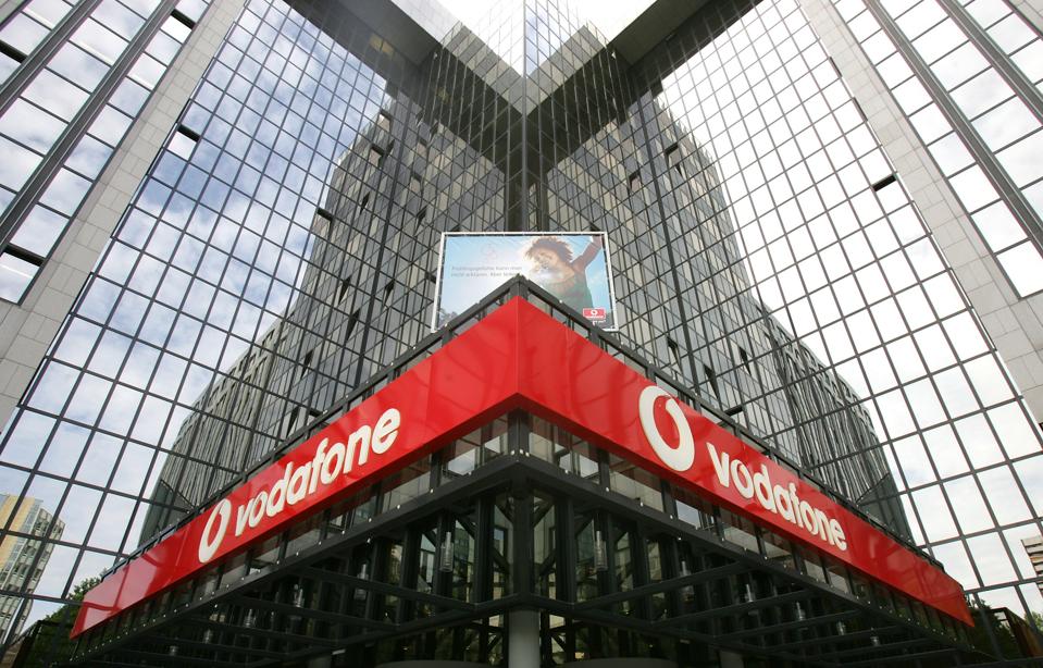 Image of Vodafone sign