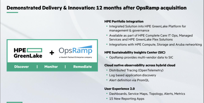 HPE OpsRamp Enhancements