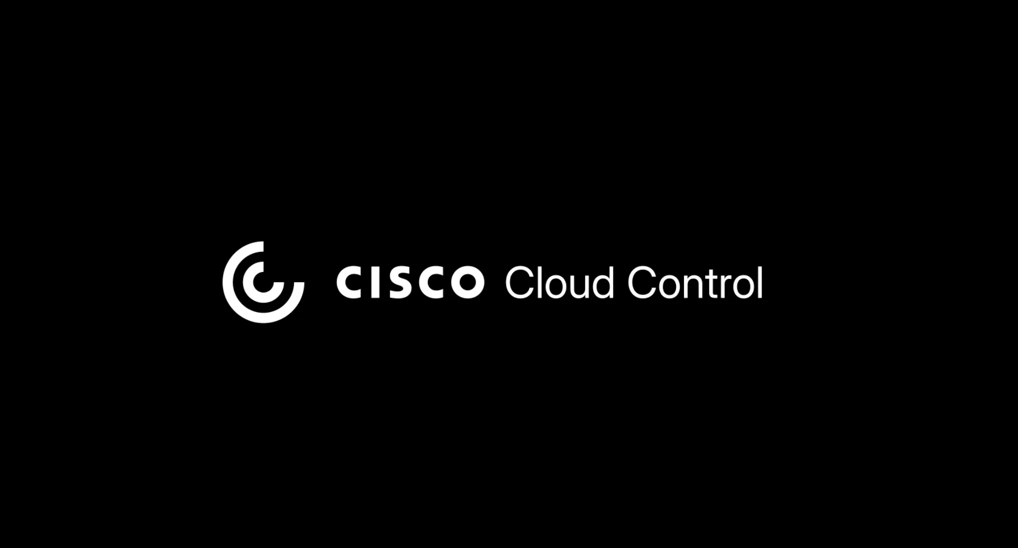 Cisco Cloud Control